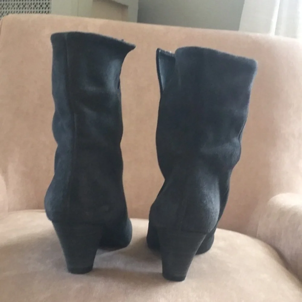 Free People‎ Women's 9 Blue Suede Adella Booties